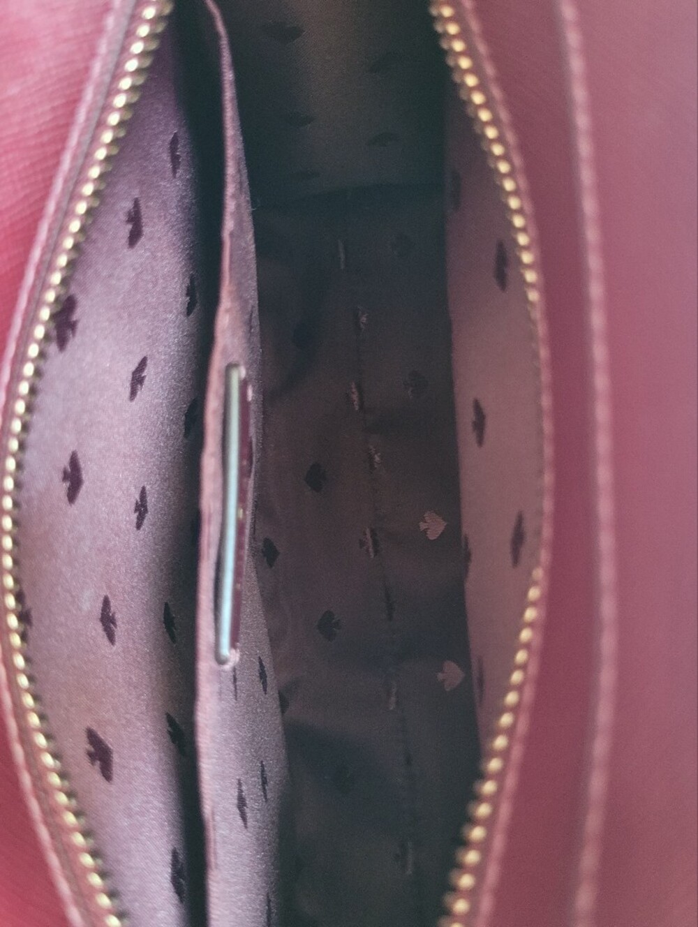 *NWOT* kate spade New York Tinsel Floral Satchel Crossbody Burgundy Floral Purse - Picture 12 of 14
